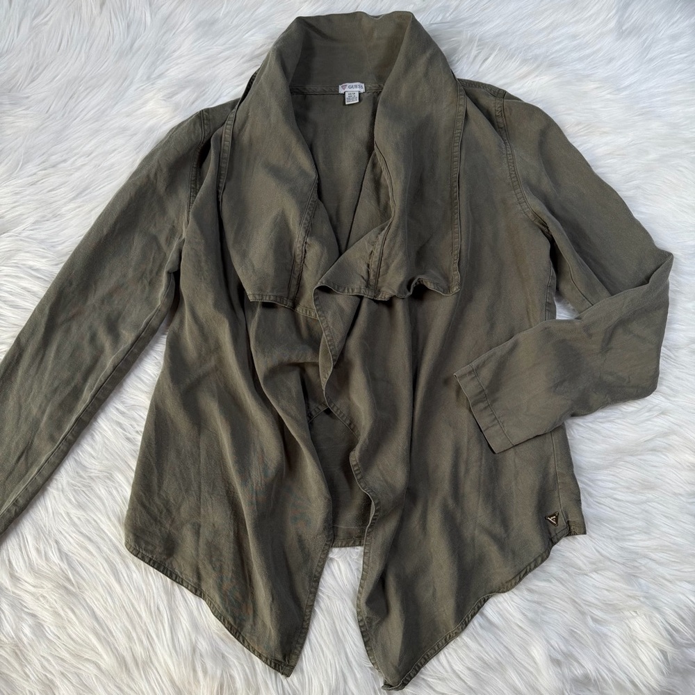 Guess Drape Front Cardigan Jacket